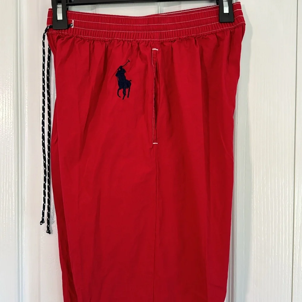 Polo Ralph Lauren Burgundy Spellout w/ Pony Pajama Pants Size Small